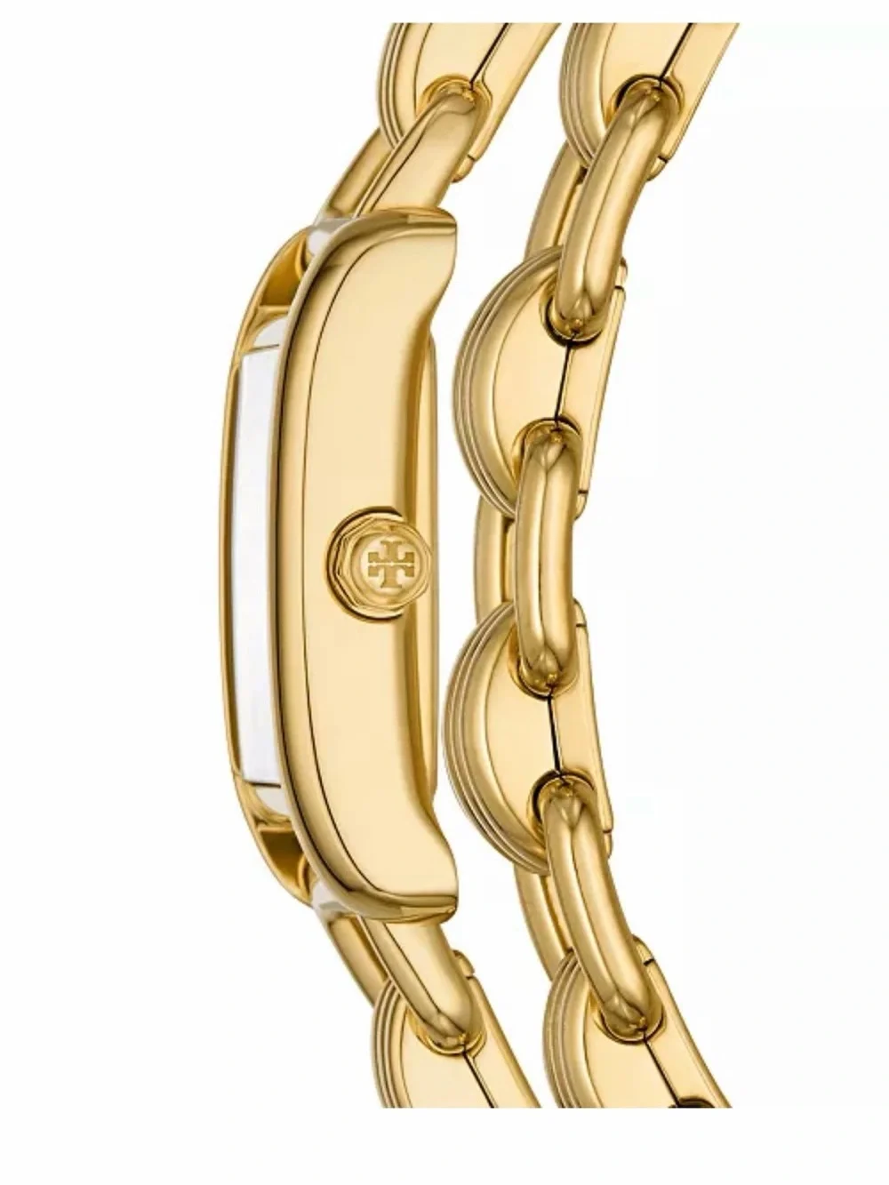 Tory Burch Women's The Eleanor 3-in-1 Gold-Tone Stainless Steel Bracelet Watch